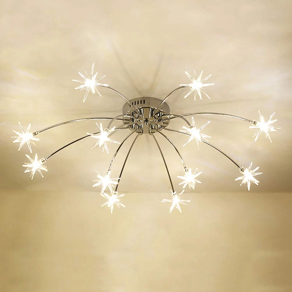 Nordic Art Stars Ceiling - G4 21 head Black and white light