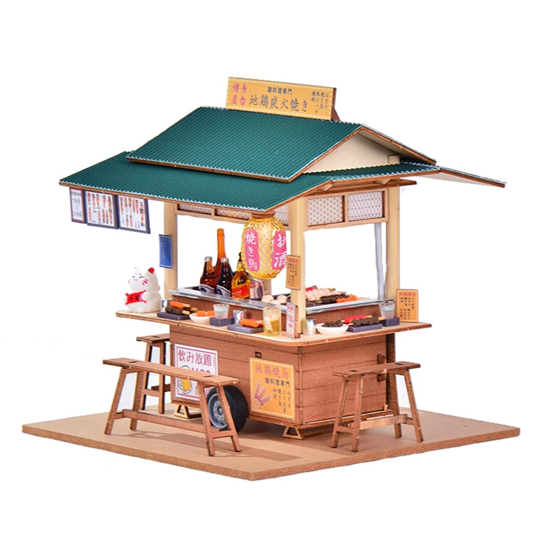 DIY House Craft Kit - Without Dust Cover Paper Wood