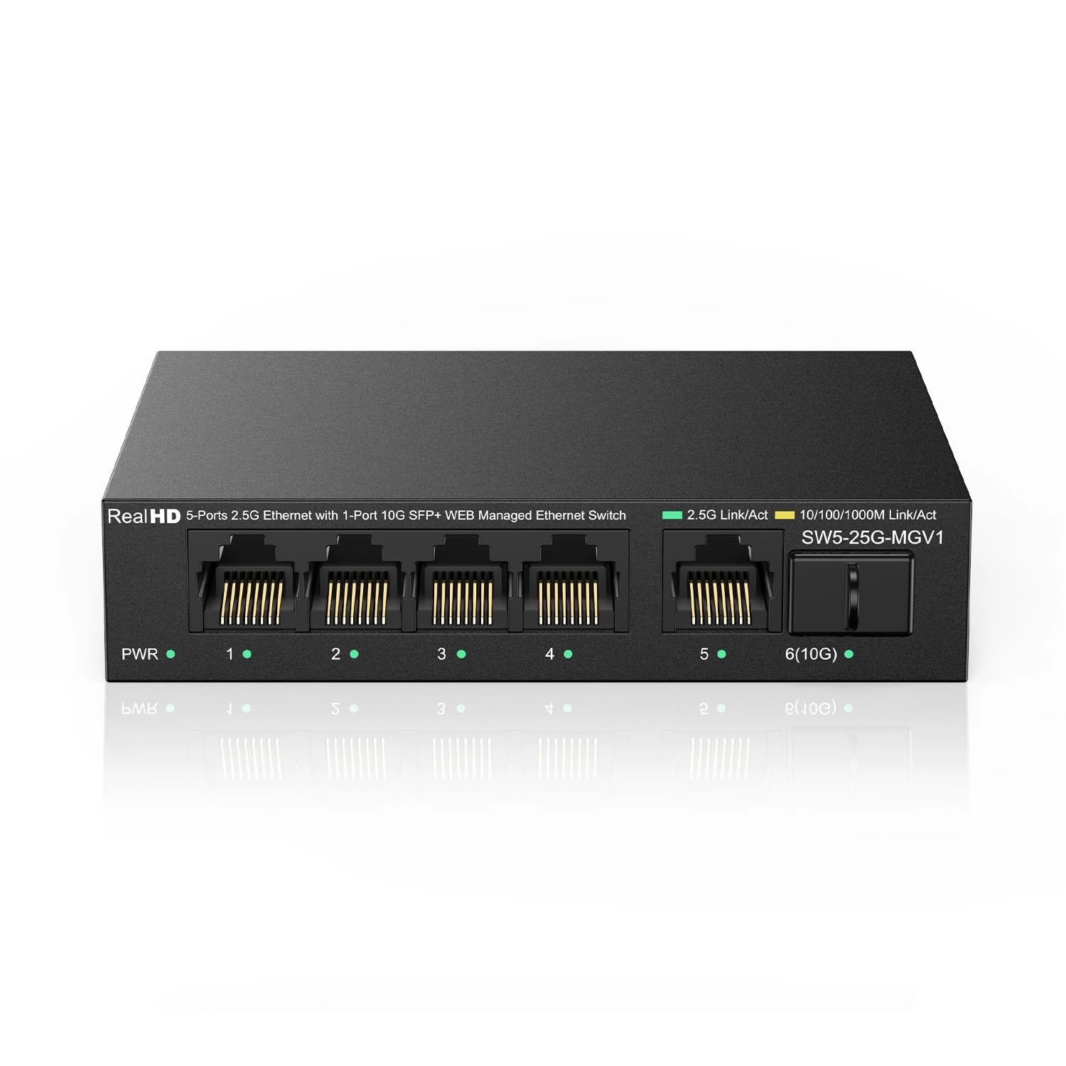 Real HD SW5-25G-MG 5-ports