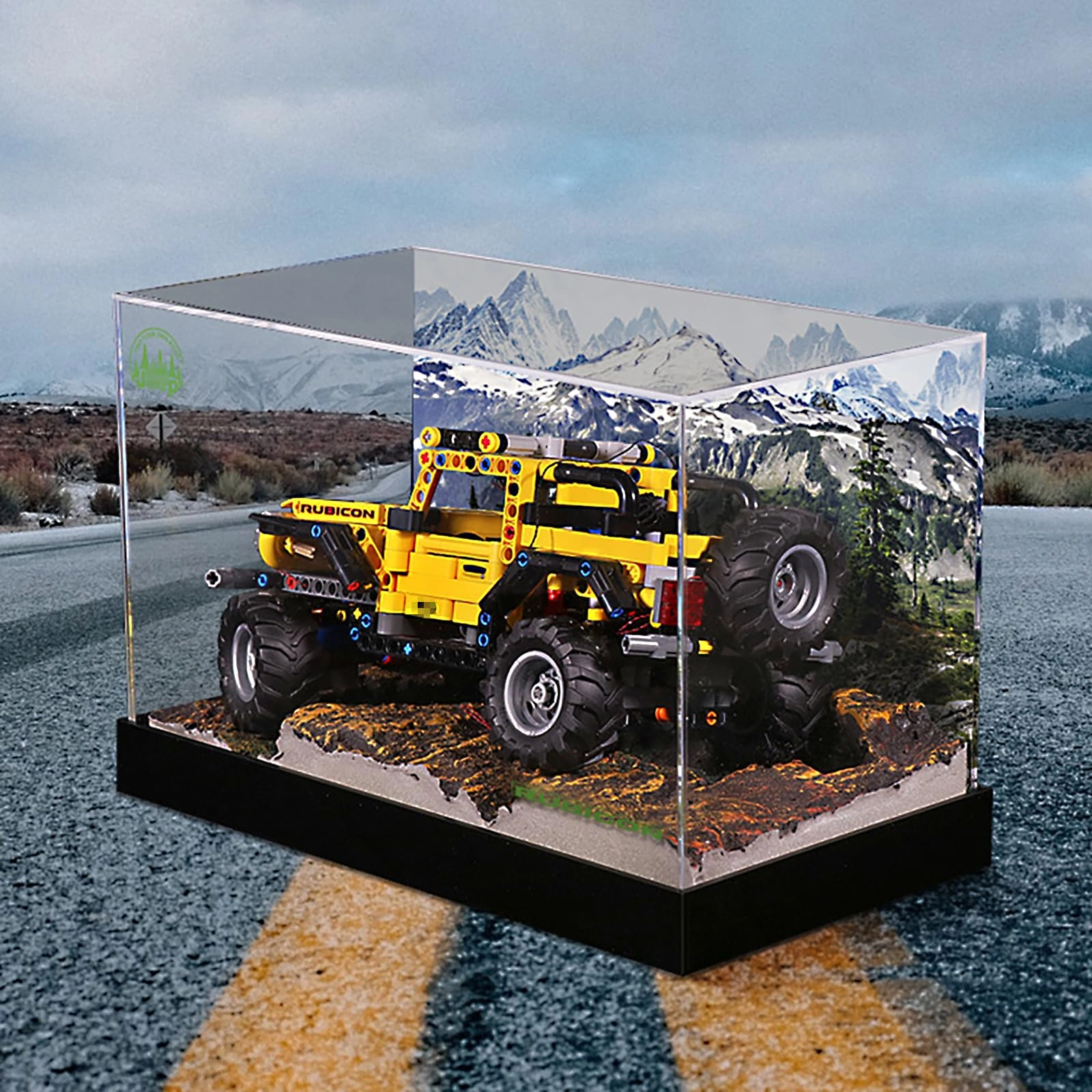 Clear Acrylic Display Case - 36 x 16 x 17 cm Transparent 3mm