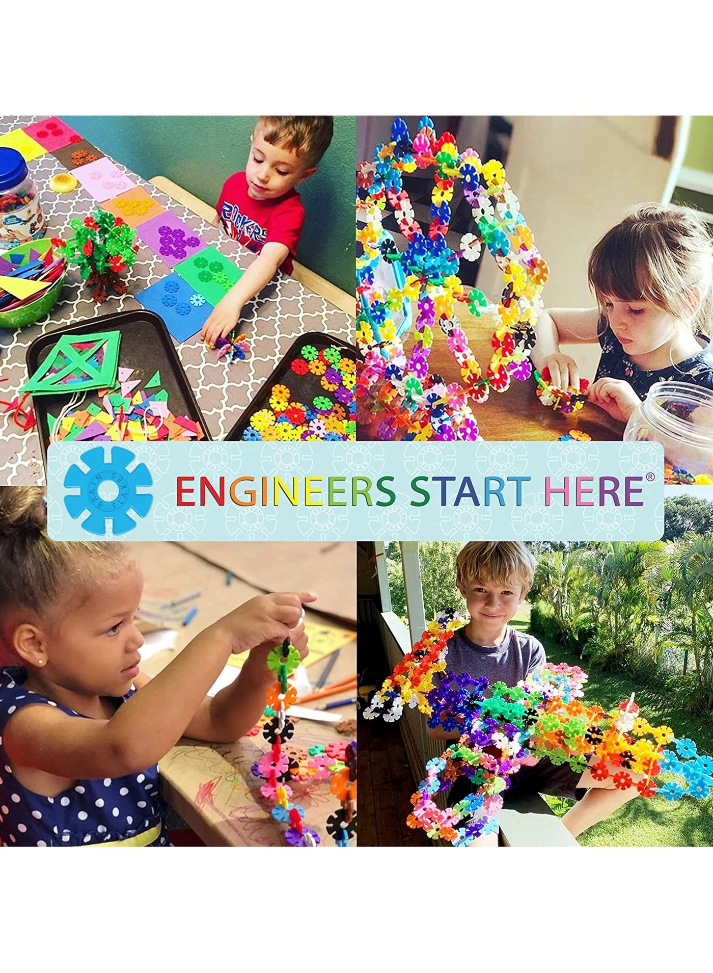 Brain Flakes Car - 3 years and up 24 Pieces