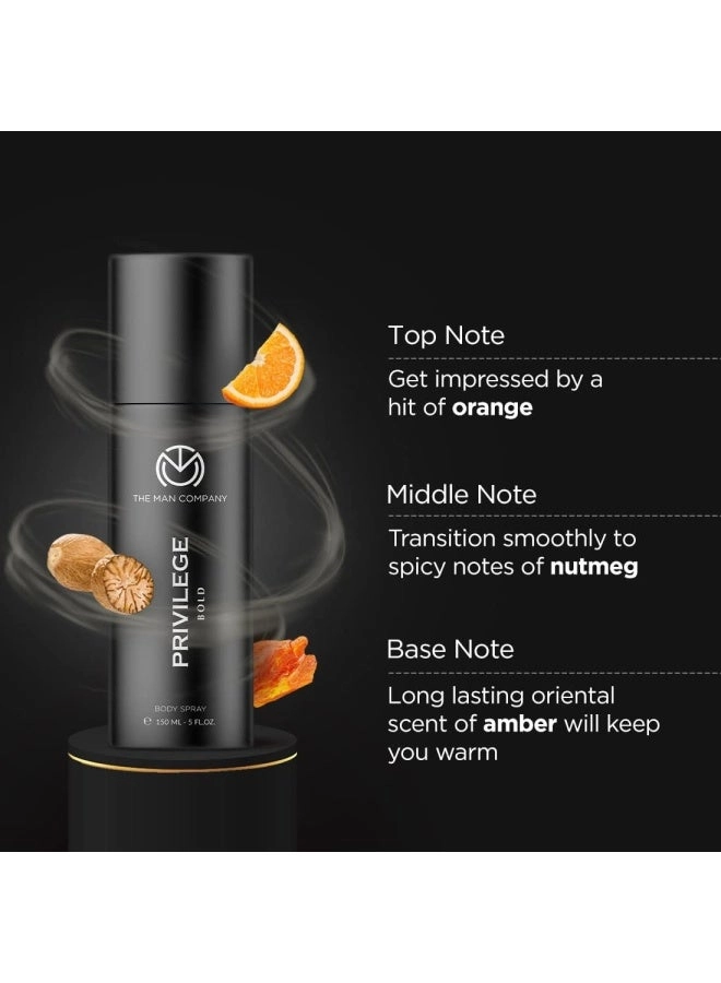 Privilege Deodorants - Active Legend Intense Bold Premium Pack