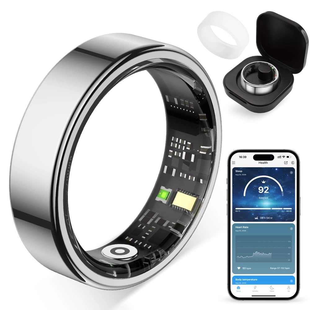Shenzhen COLMl Technology Co., Ltd R02 - Smart Ring Charging Case Heart Rate