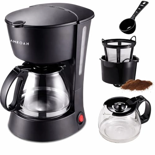 Drip Coffee Maker - 6 Cup Auto Shut Off Keep Warm