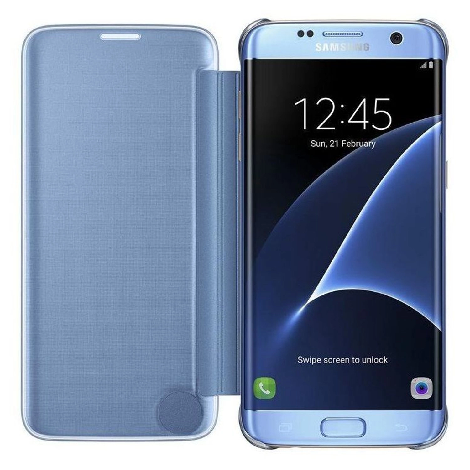 Clear View Cover for Galaxy S7 Edge