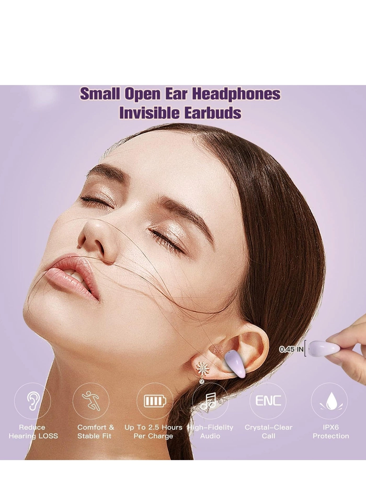 Open-Ear Bluetooth Bone Conduction Sport Headphones - Wireless Headphone