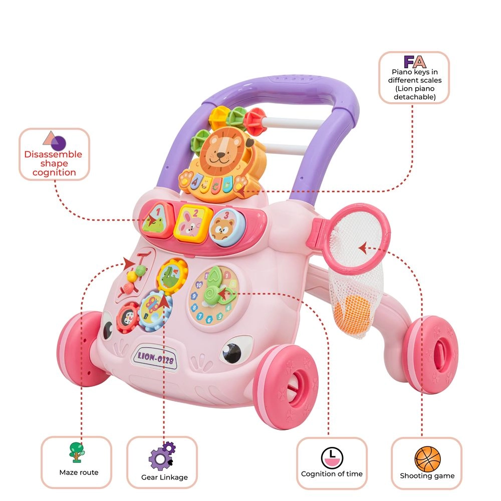Baby Push Activity Walker - Blue 6 months & above