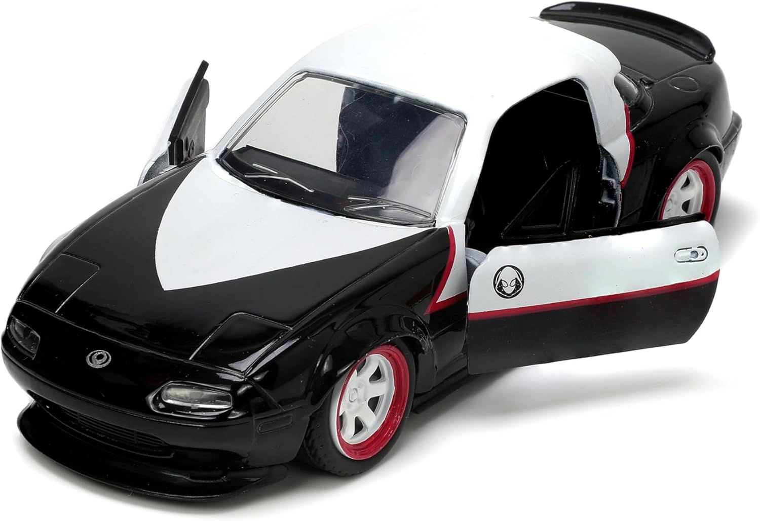 Marvel Ghost Spider And Mazda Miata Vehicle - 1:32