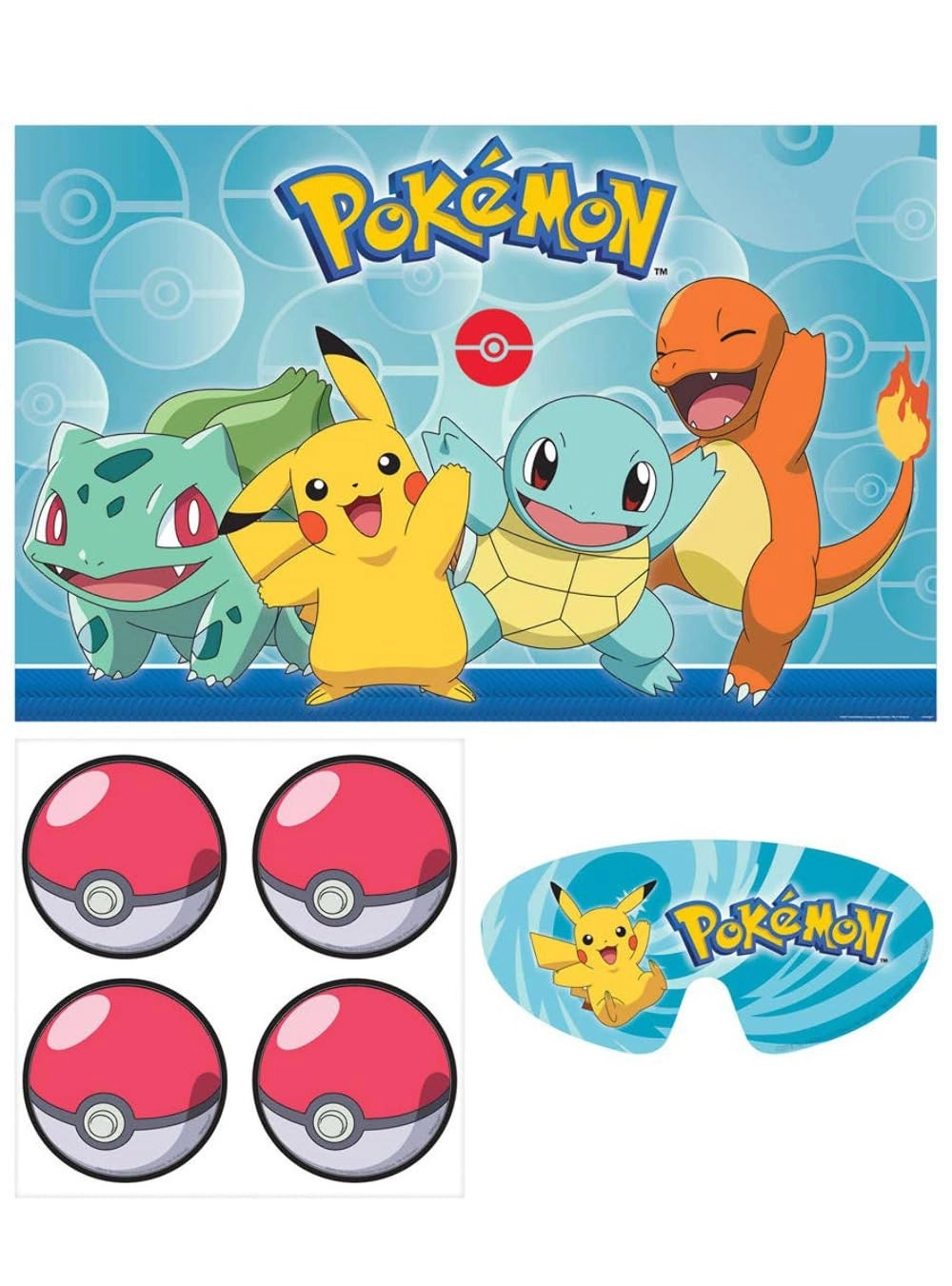 Amscan Pokemon Party Game Board - Adult,Teen,Kid 1 Count