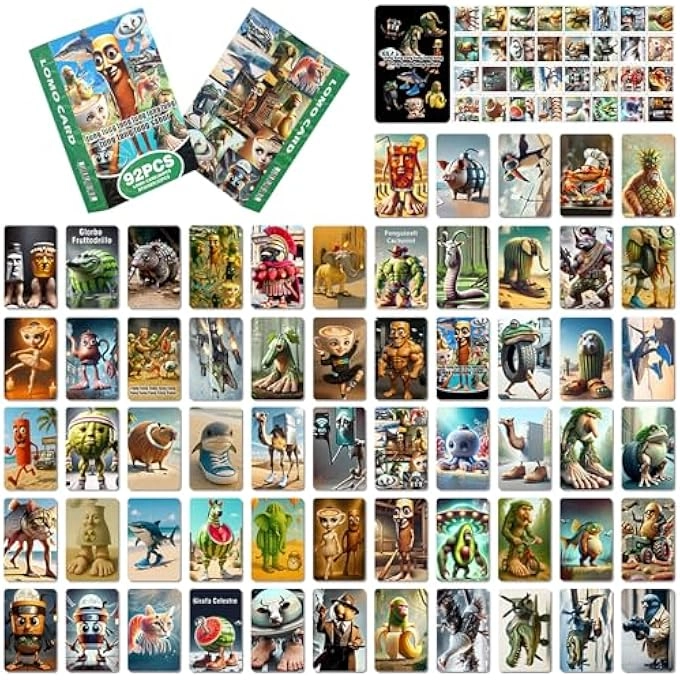 rayihni TRADING CARD GAME - 92 PIECES CARTOON CARDS