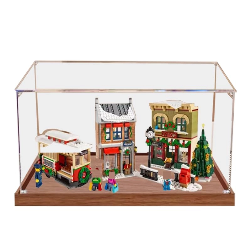 HCAEIOFJ Lego Clear Acrylic Display Case (10308) - 35x30x25cm Acrylic