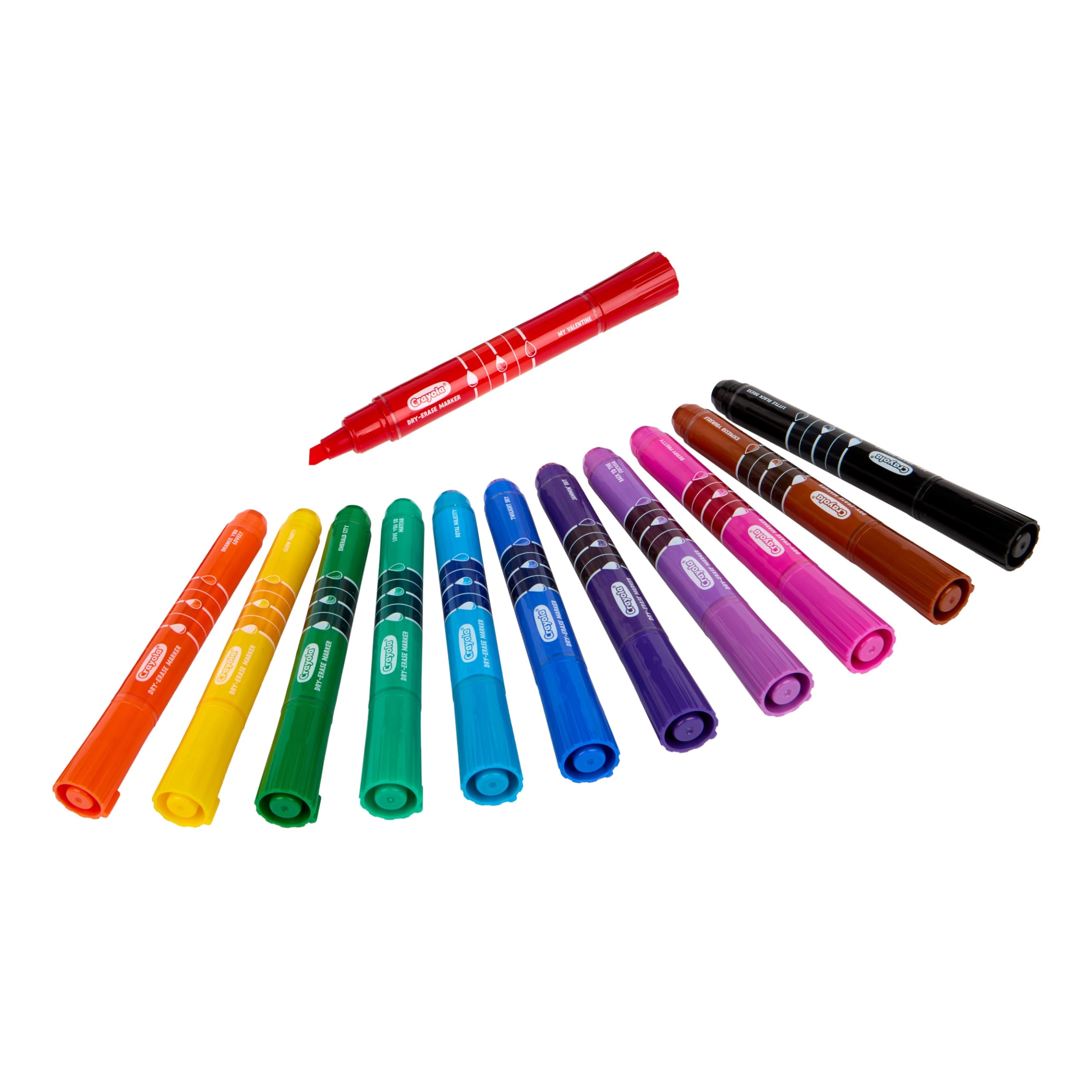 Take Note Dry Erase Markers - Multi-Colors Chisel Tip