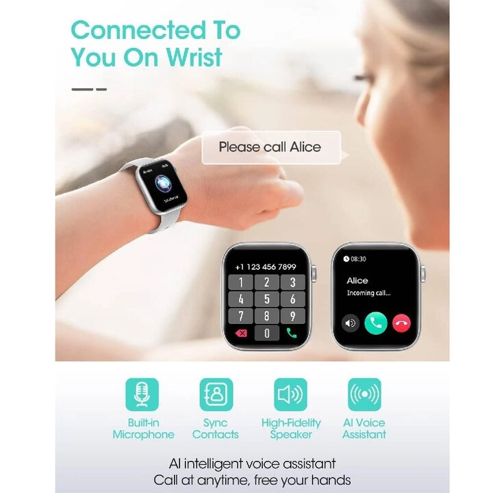 Smart Watch Answer - Black IPS 4–7 Days