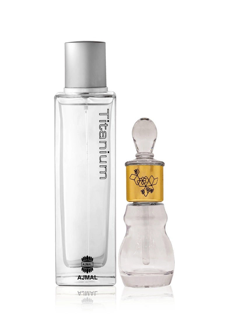 Ajmal Titanium & Musk Silk Oil Eau de Parfum 12 GM