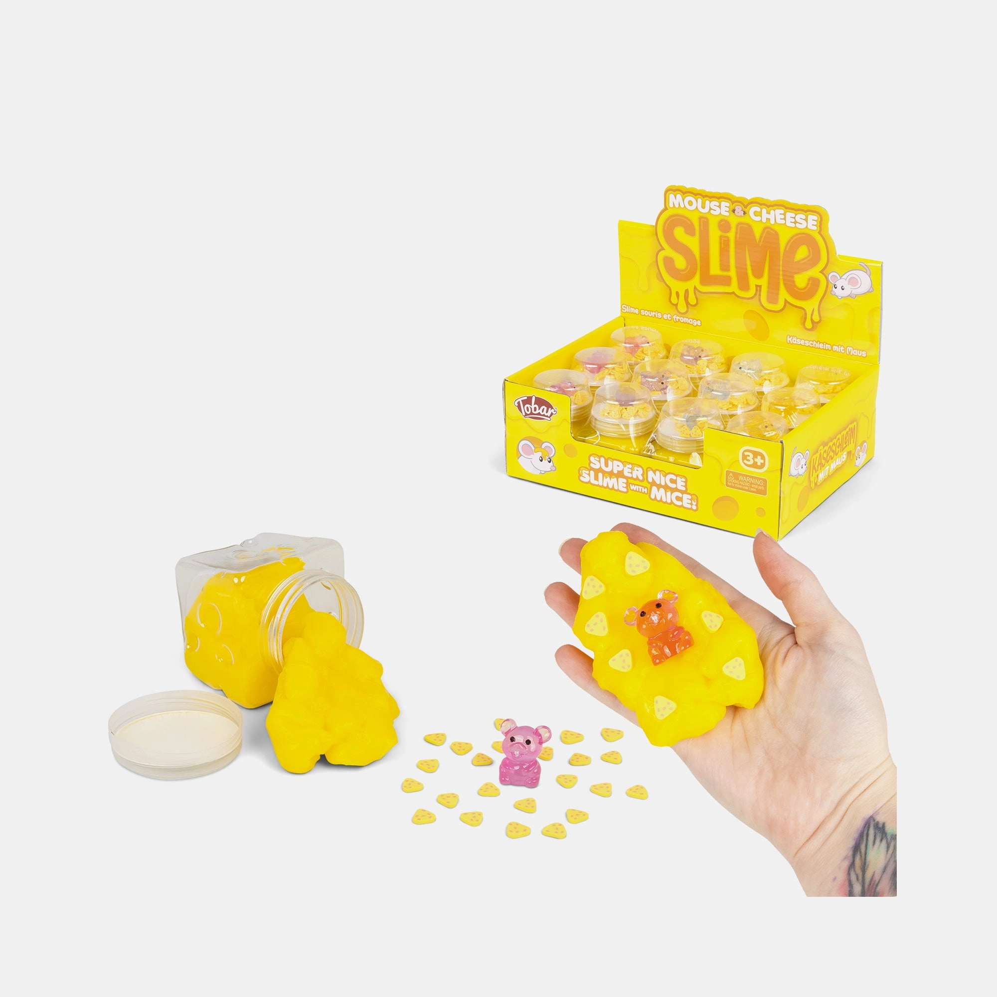 BORDERS Mouse And Cheese Slime - 3+ 1 pieces