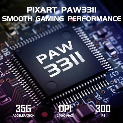 M4 Superlight Gaming Mouse - 2.4G/Bluetooth/Wired