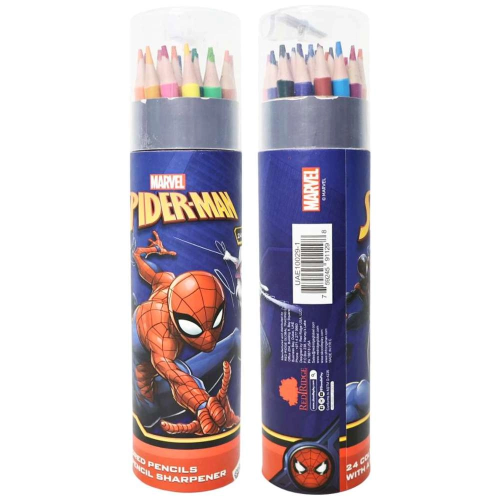Spider-Man Colored Pencils - 24
