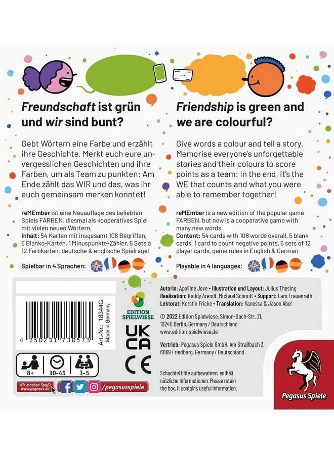 Remember - Card Game (English)