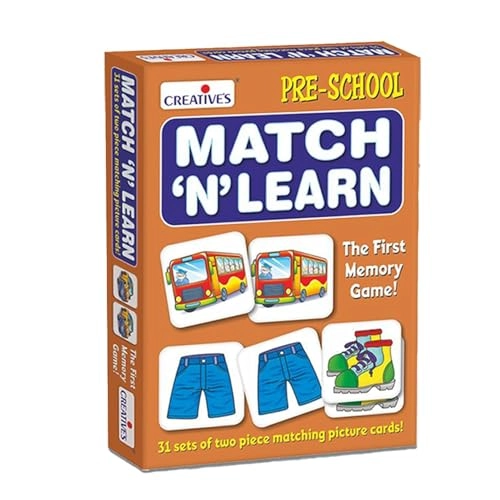 Creative Educational Aids Pvt Ltd Match N Learn - 3+ 62 pieces