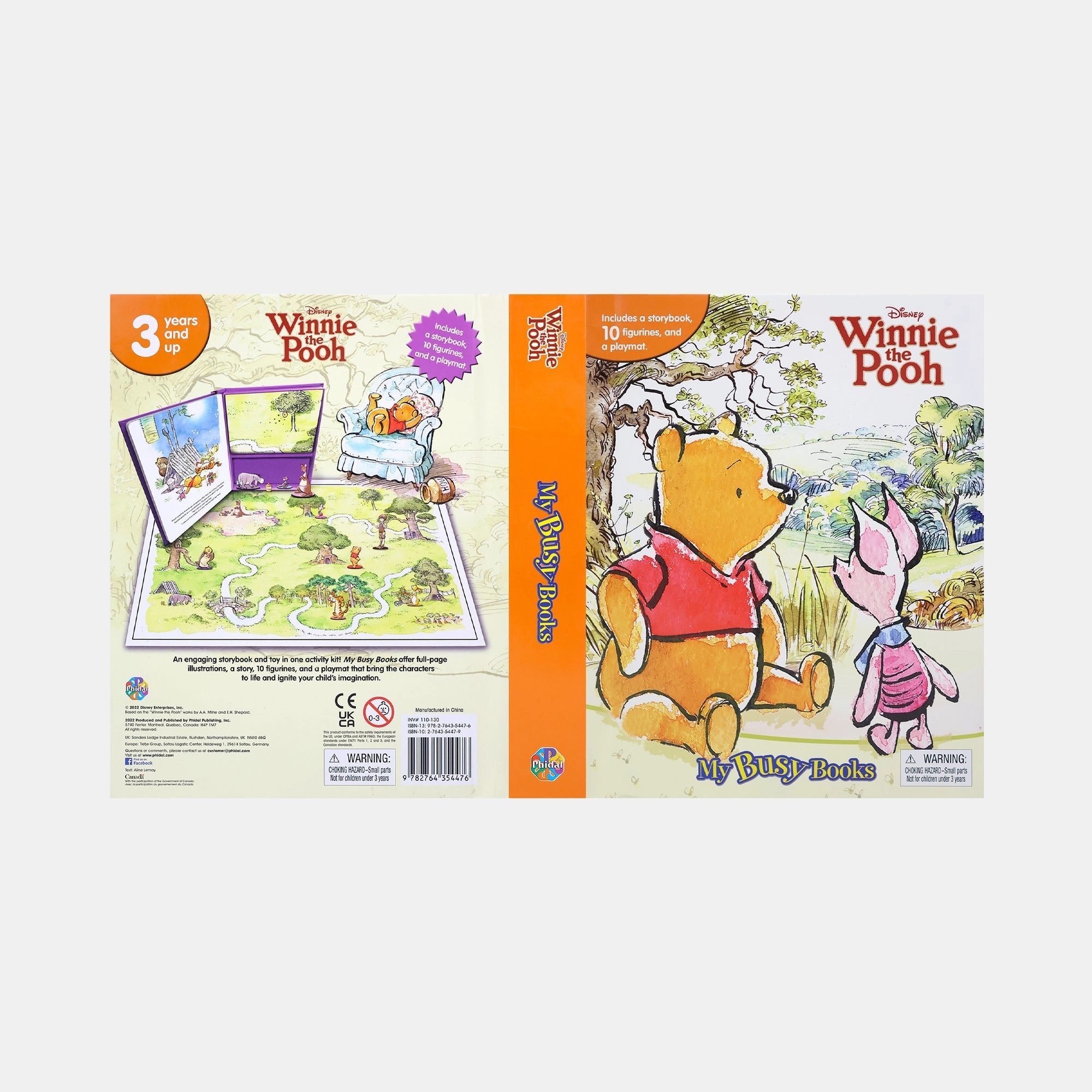 Winnie the Pooh - a storybook, 10 figurines, and a playmat | Box Set