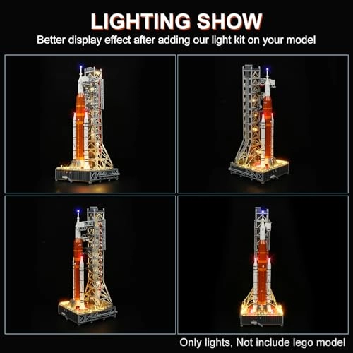 LED Lighting Kit - NASA Artemis Space Launch System Lego
