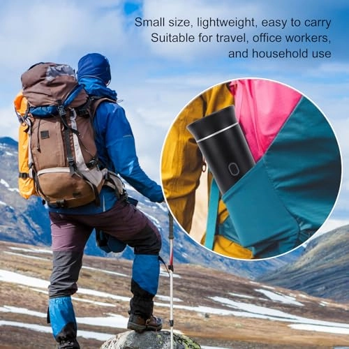 Portable Coffee Maker - One Button 14oz