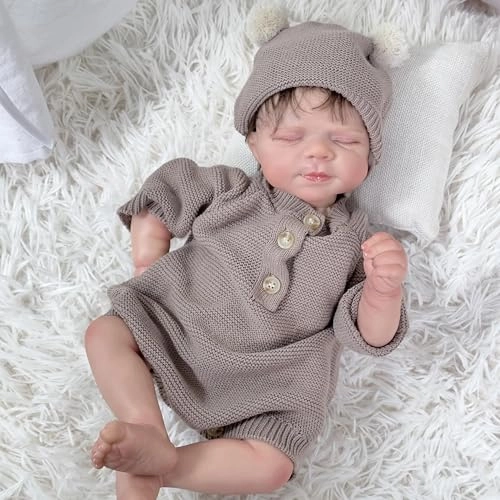 Pascale Reborn Baby Doll - 18 inch Vinyl sleeping Ages 3+