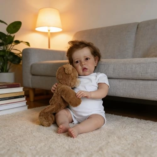 Liam Reborn Baby Doll - 20 inch Vinyl Boy Blonde Hair Ages 3+