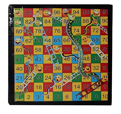 2 in 1 Ludo and Snakes & Ladders Wooden Board - 4 months - 3 years