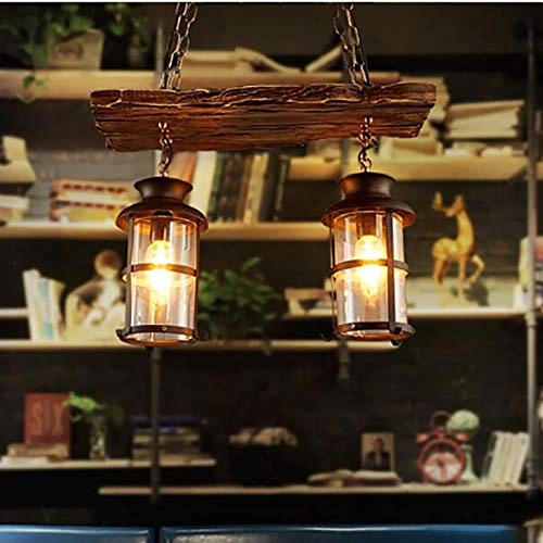 Solid Wood Chandelier - 60cm