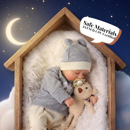 Tero Reborn Baby Doll - 17 Inch Vinyl Cotton Ages 3+