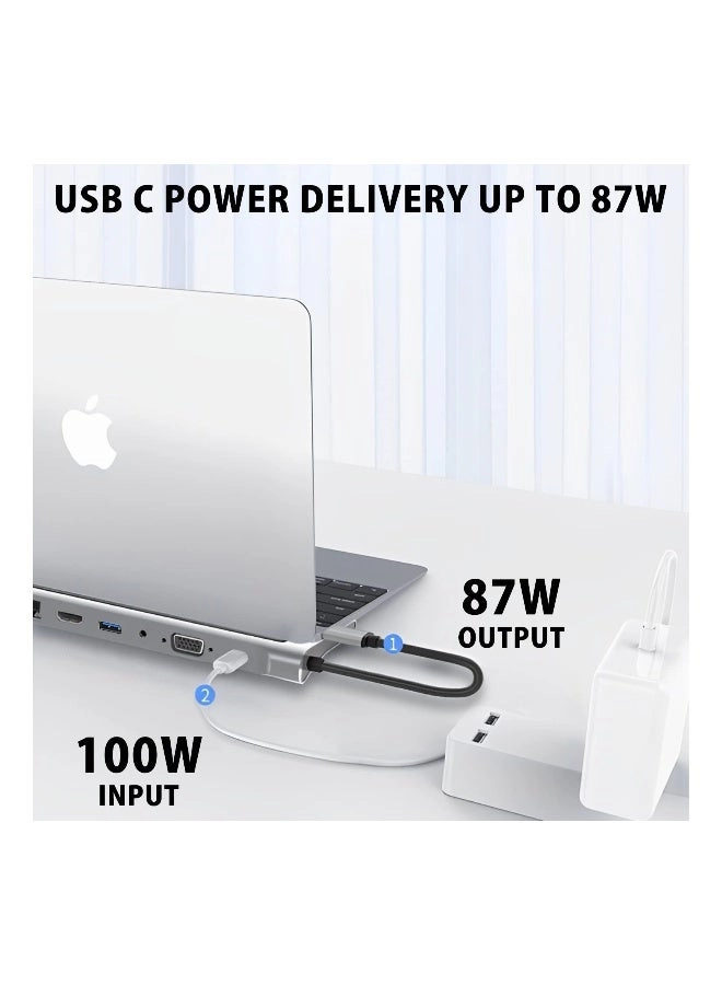 USB C HUB Docking Station - Thunderbolt 3 4K