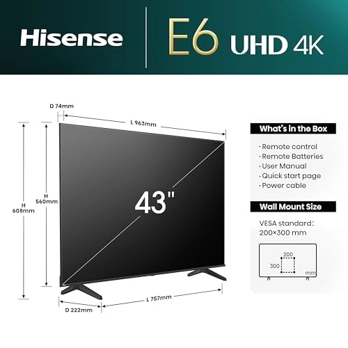43E6N - 43 inch