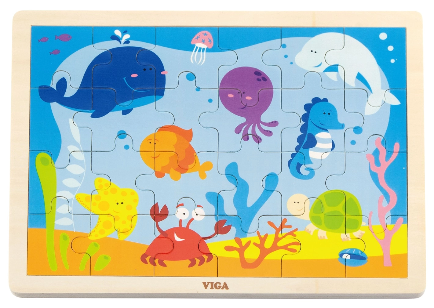 VIGA Ocean Puzzle (PCG-50200) - 24 pcs