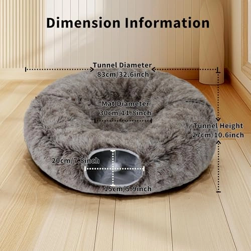 Cat001-3 - 85.1L x 85.1W x 17.8H centimeters Polyester