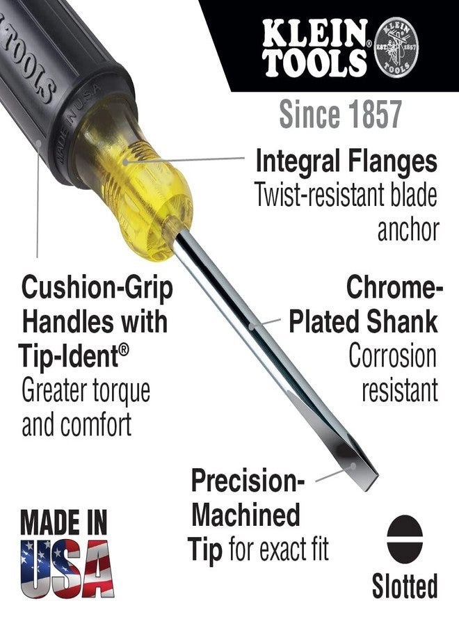 602-6 - 5/16-Inch Keystone Tip Screwdriver 6-Inch Cushion Grip Handle