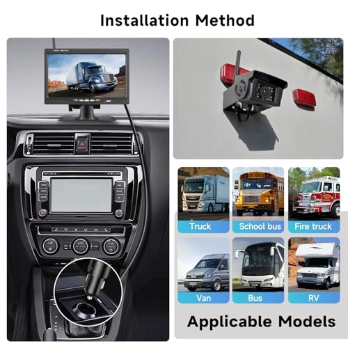 Rearview Camera - Night Vision Wired 1080P