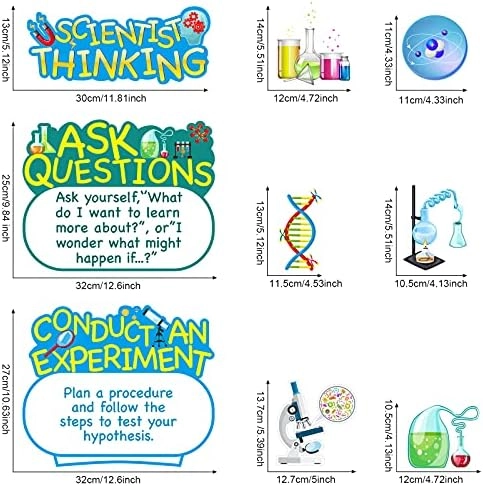 Science Bulletin Board Set - 25 pieces