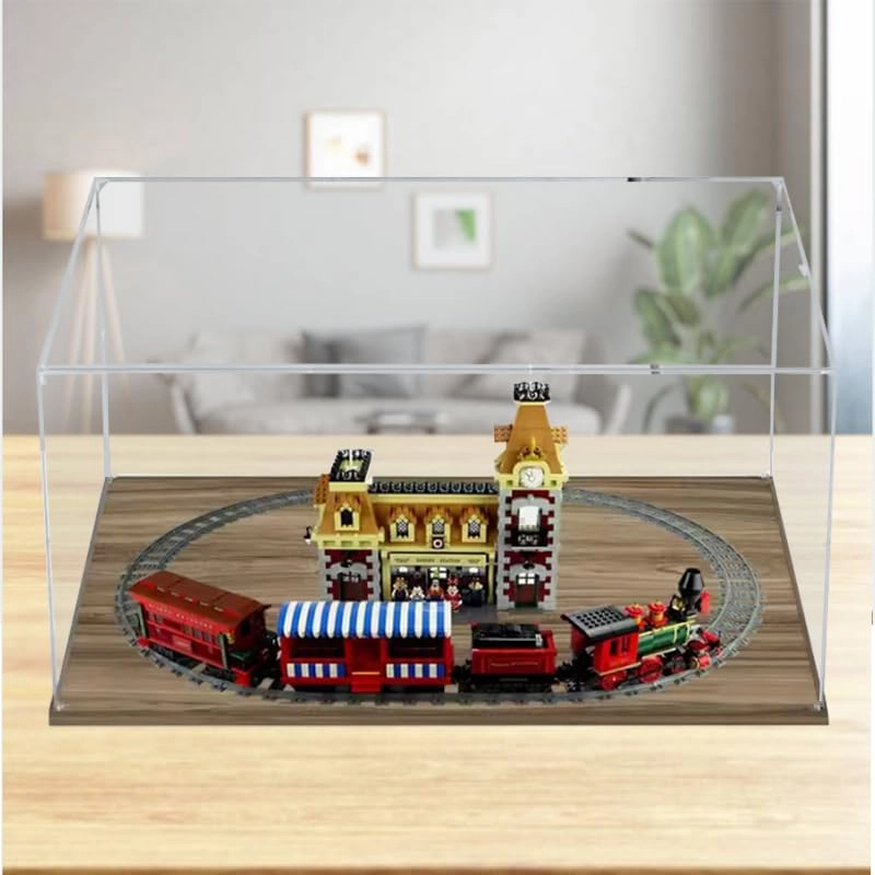 Acrylic Display Case for LEGO 71044 - Disneyland Train and Station Toy