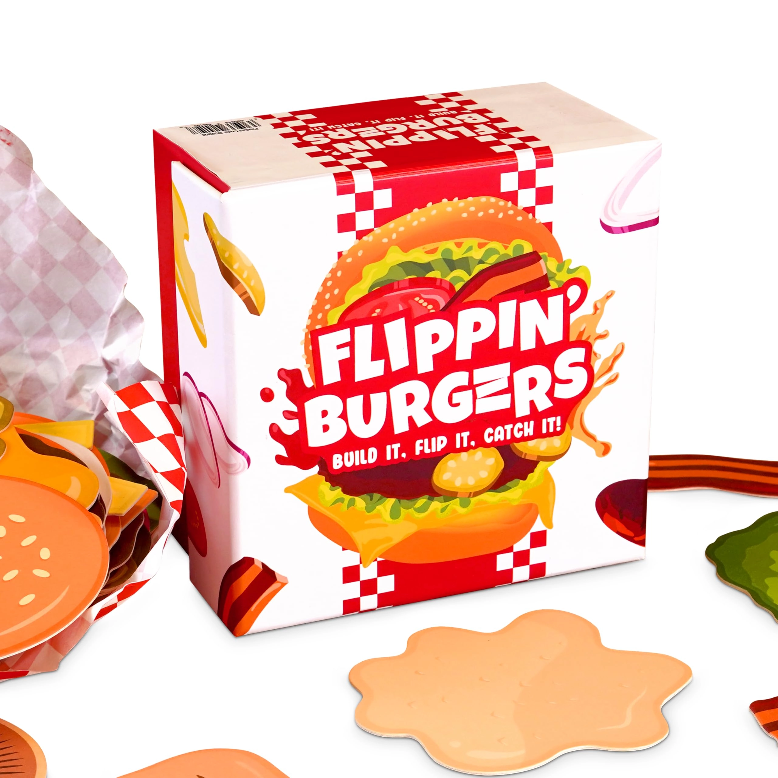 Bubblegum Stuff Flippin’ Burgers - Card Flipping Party Game