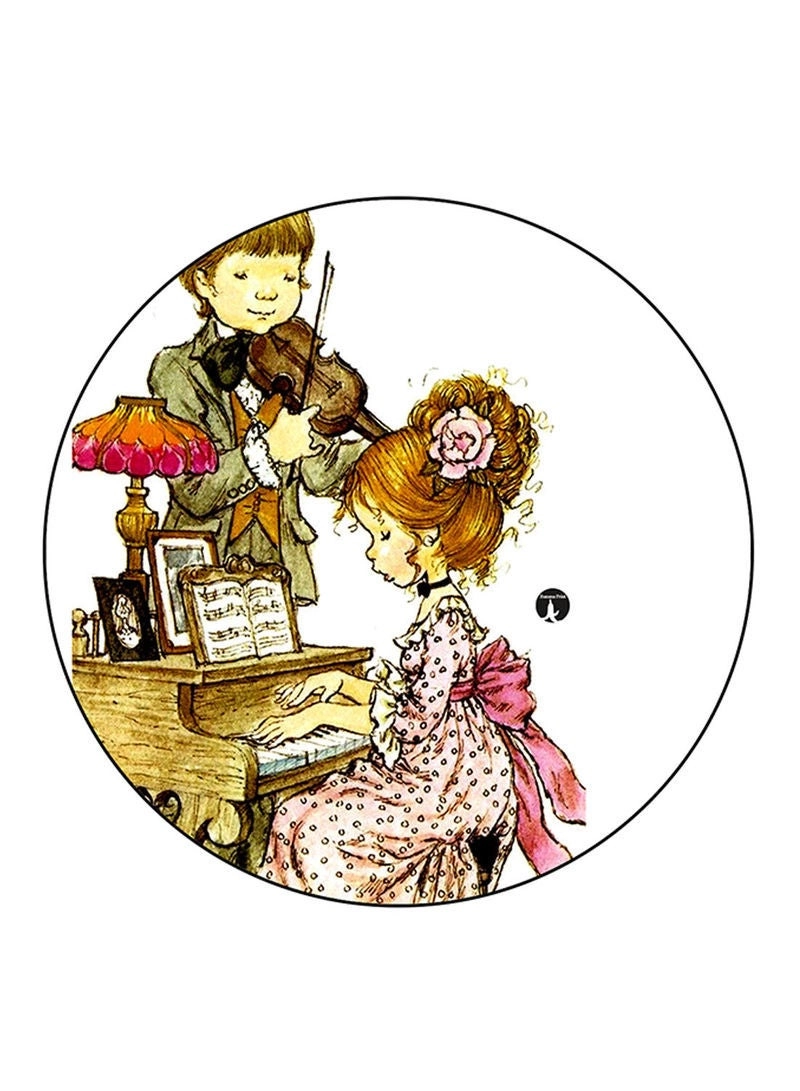 Boy And Girl Printed Gaming Mouse Pad