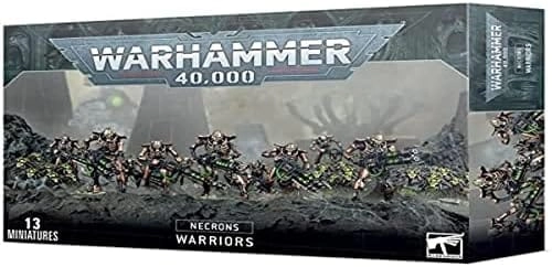 Games Workshop Necron Warriors - 10 Necron Warriors, 3 Scarab Swarms