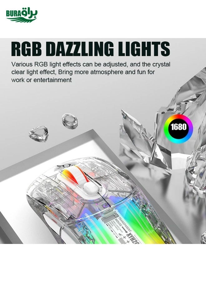 XYH20RGB Gaming Mouse - 2.4G+BT5.0+Wired