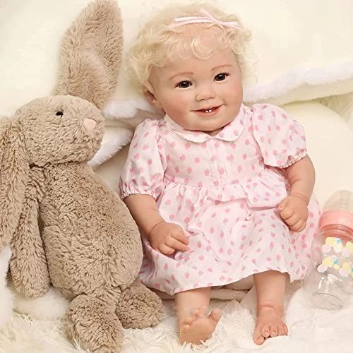 Reborn Baby Doll - 55cm Soft Silicone Limbs Cloth Body