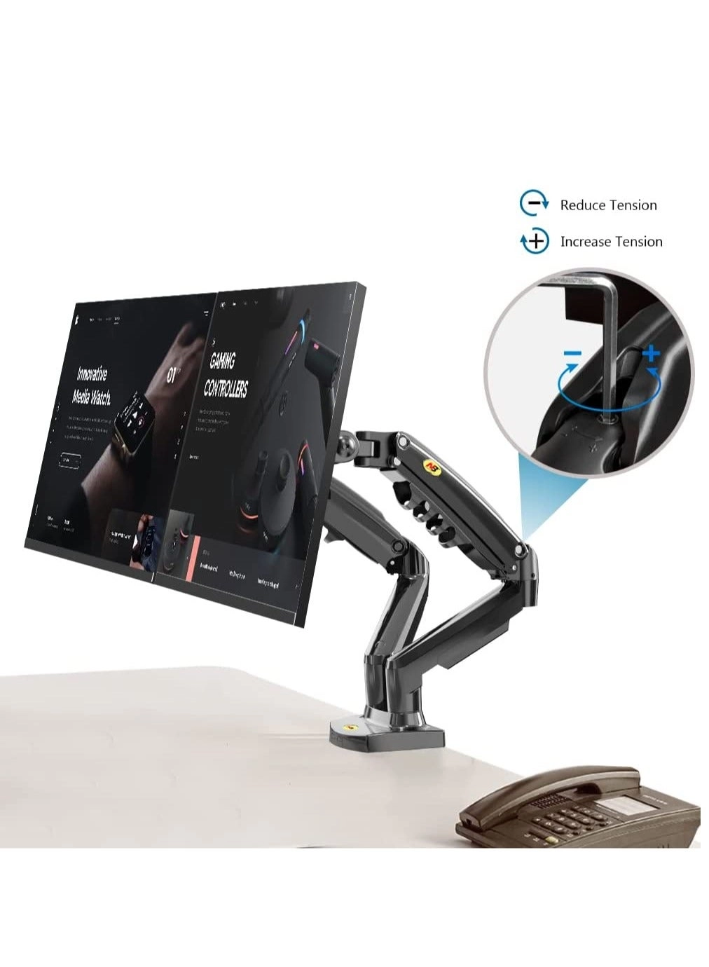 F160B - Dual 17-27 Inch