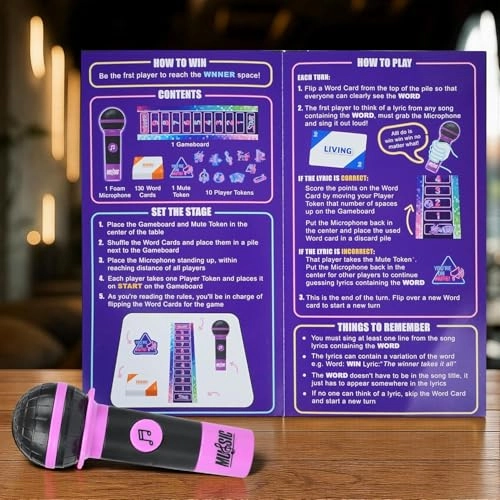 Mic misheard Music Trivia Card Game - 125 Cards