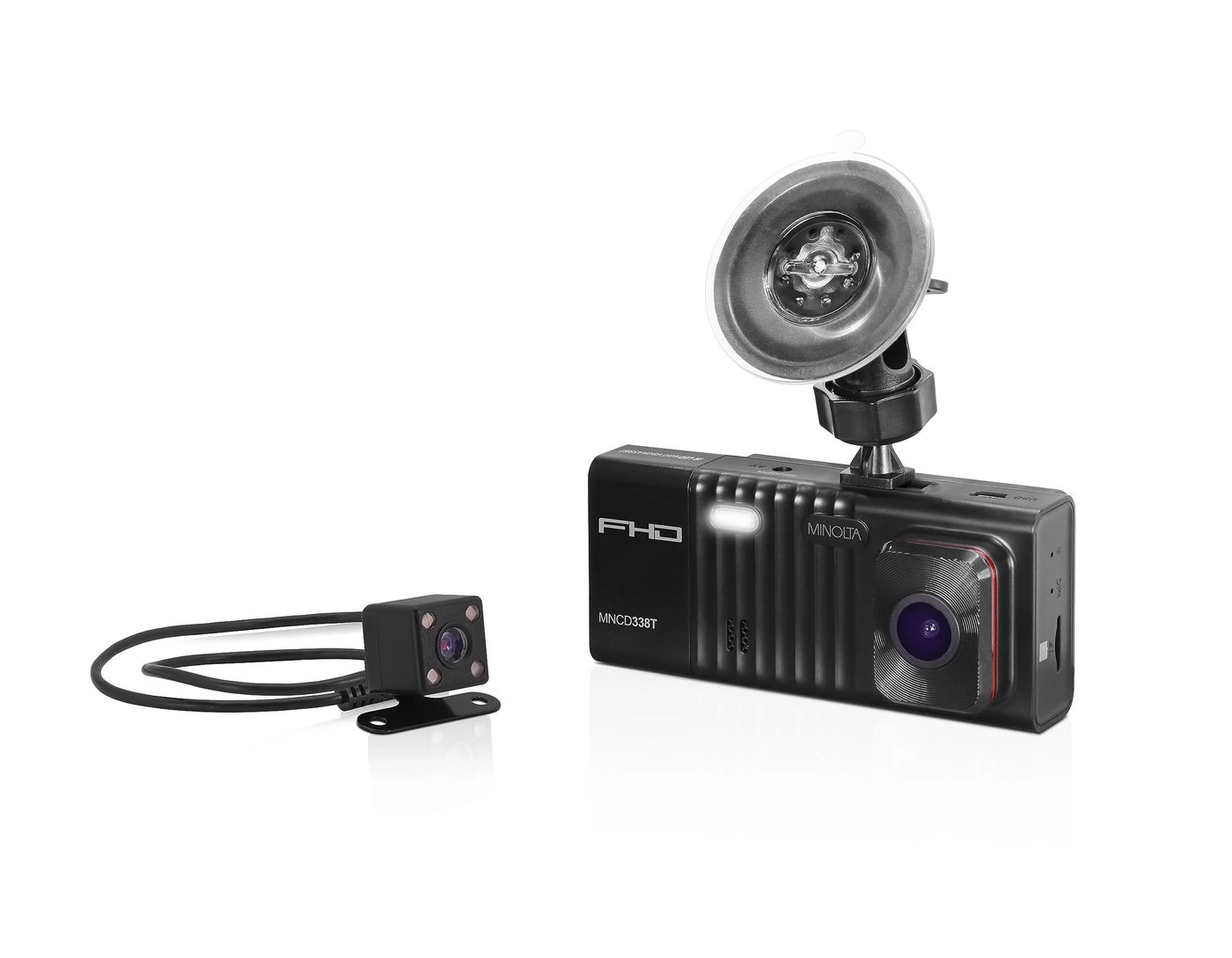 Konica Minolta Dash Camera - 1080P 3-Channel 32GB