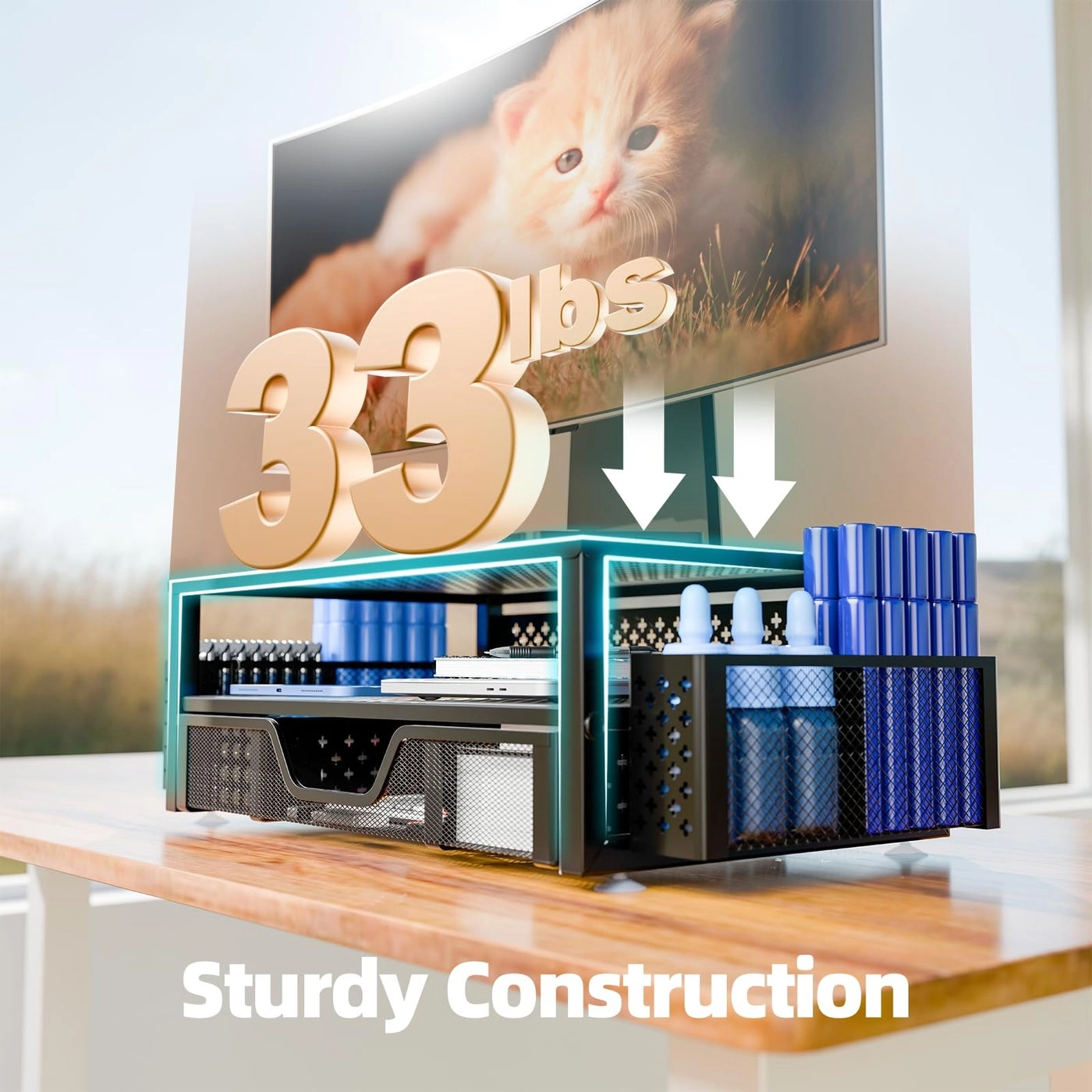 Metal Monitor Stand Riser