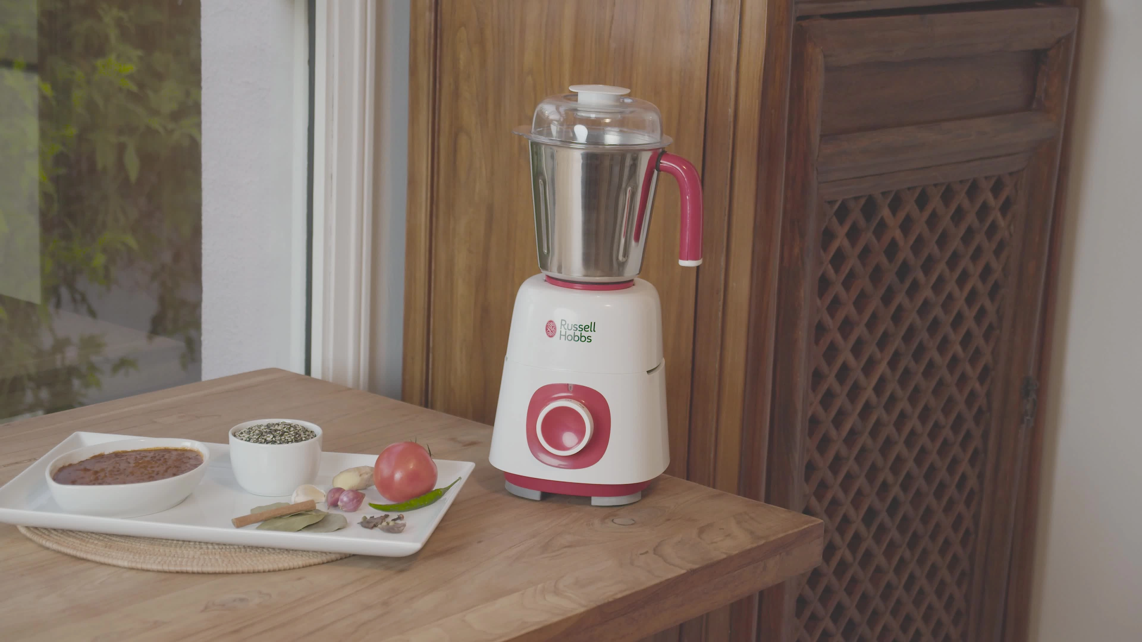 3-In-1 Mixer Grinder - 1.2L 550W