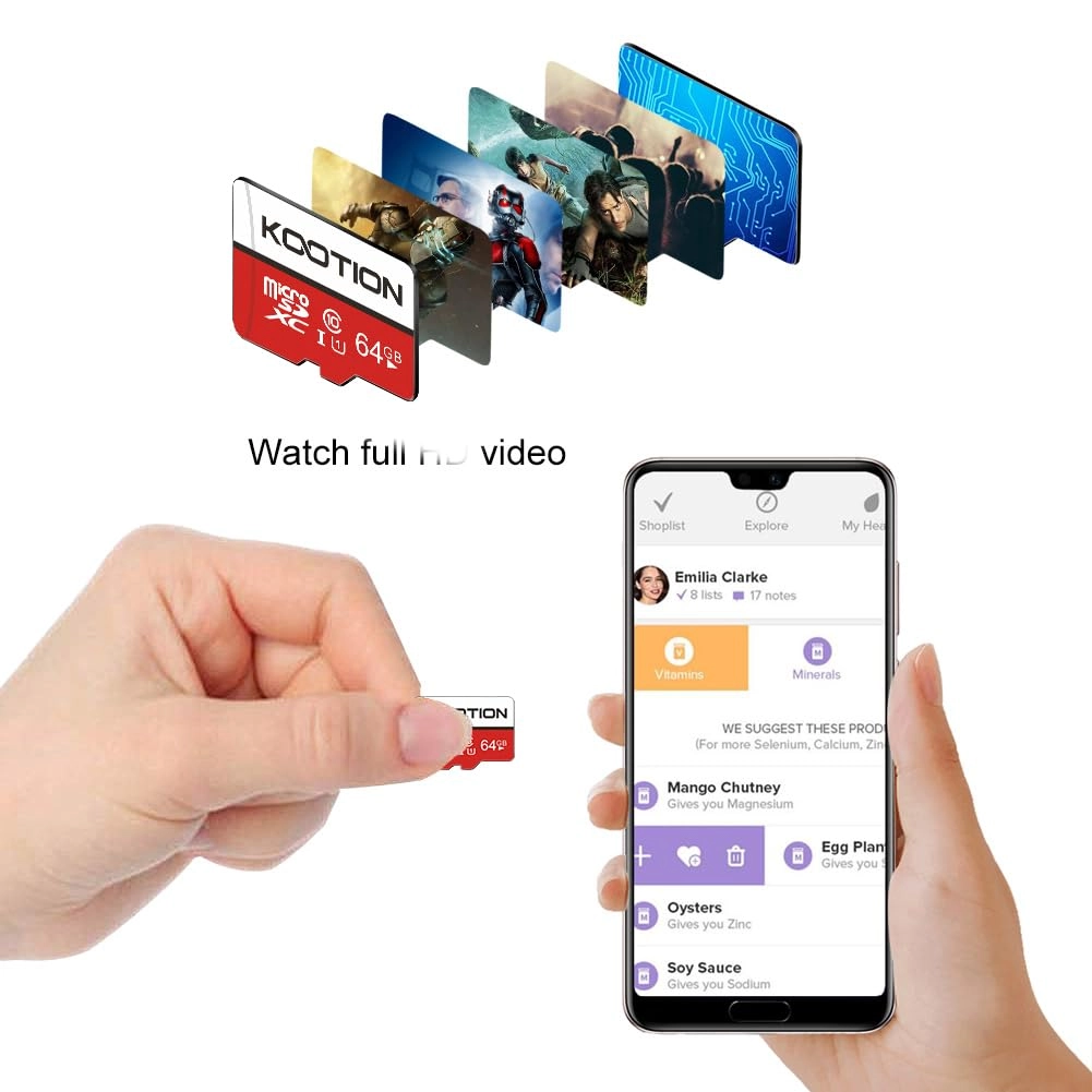 Micro SD Card - 64GB + Adapter